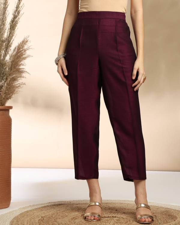 Women Silk Blend Kurta Pant Dupatta Set-KYAMSTORE