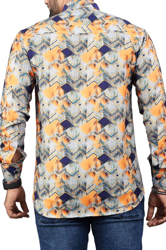 Men Printed Viscose Rayon Straight Kurta-KYAMSTORE