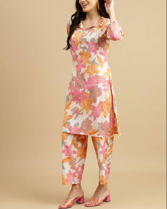 Tunic Pant Co-ords Set-KYAMSTORE