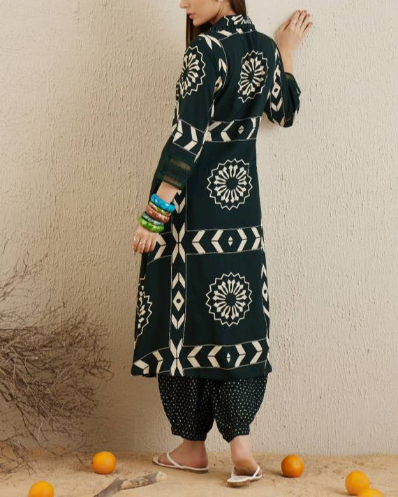 Women Viscose Rayon Kurta Pant Set-KYAMSTORE