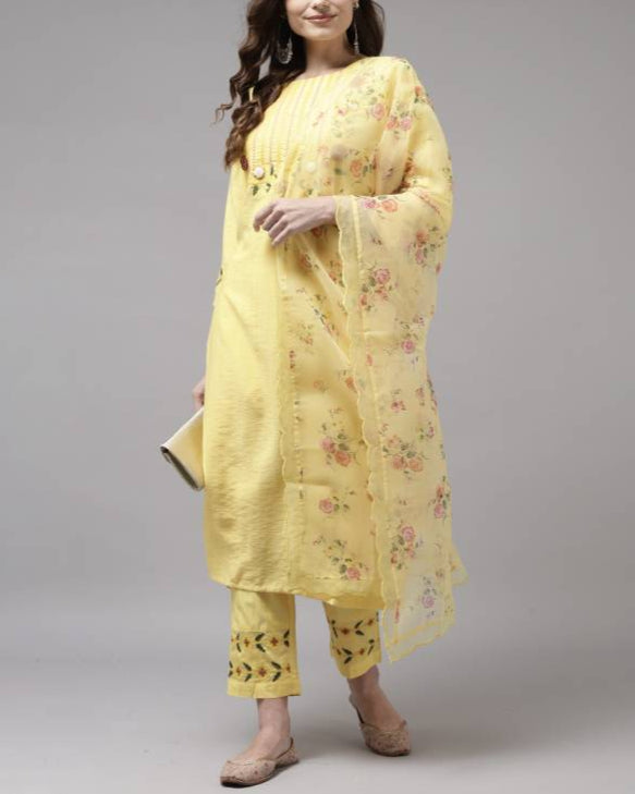 Women Viscose Rayon Kurta Pant Set-KYAMSTORE