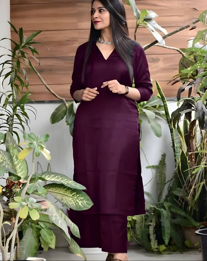 Women Cotton Rayon Kurti Pant Set | Delivery: 10 to 12 business days | Limited stocks available