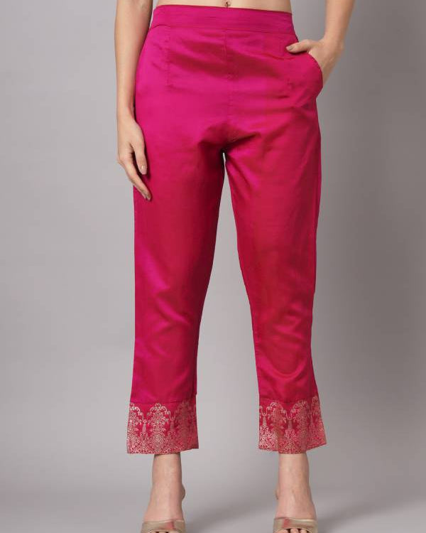 Women Cotton Silk Kurta Pant Dupatta Set-KYAMSTORE