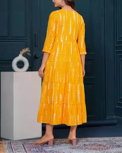 Embroidered Viscose Rayon Stitched Anarkali Gown (Color Variants)-KYAMSTORE