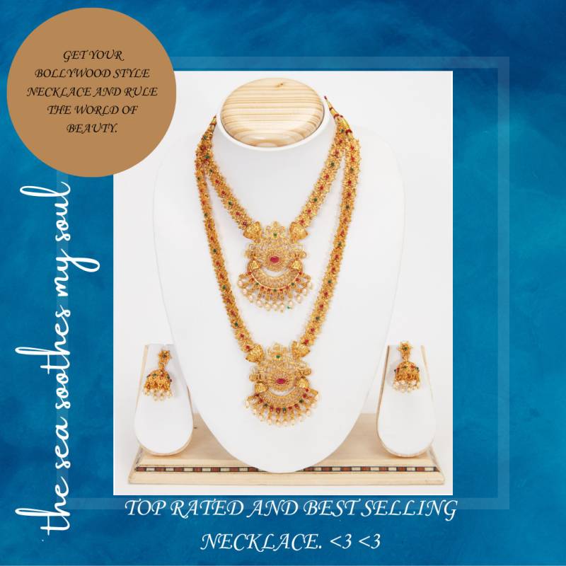 Alloy Gold-plated Gold Jewel Set (Pack of 1)-KYAMSTORE