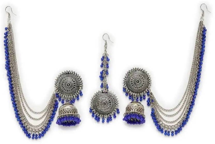 Brass Silver Jewel Set (Pack of 1)