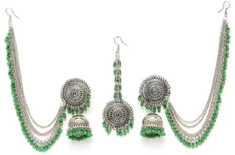 Brass Silver Jewel Set (Pack of 1)