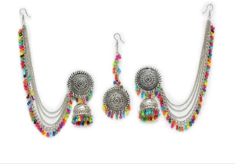 Brass Silver Jewel Set (Pack of 1)