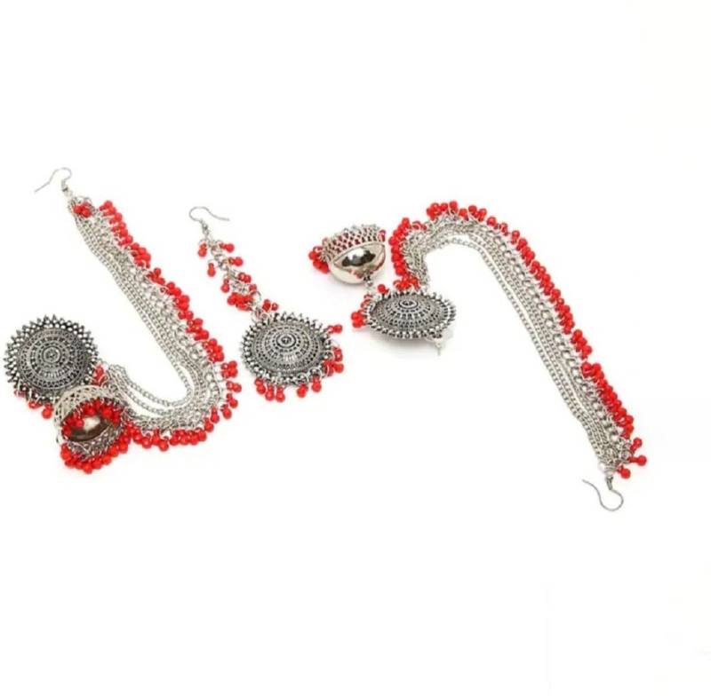 Brass Silver Jewel Set (Pack of 1)