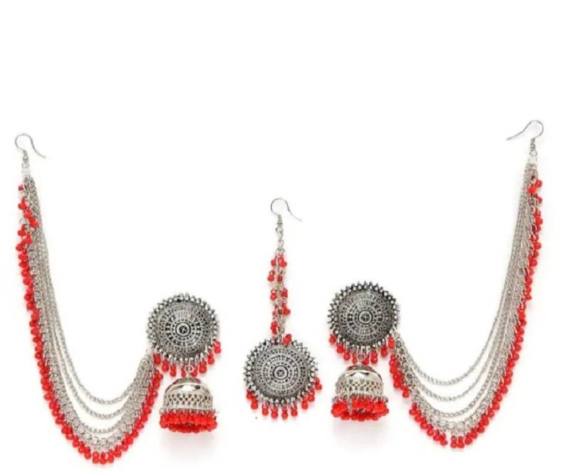 Brass Silver Jewel Set (Pack of 1)