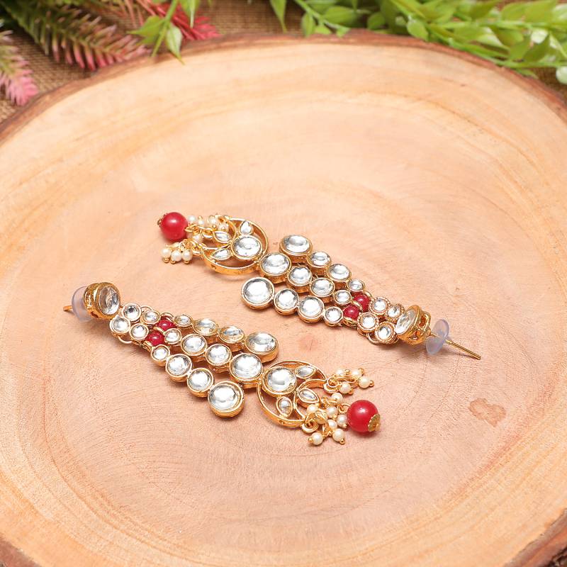 Copper Gold-plated Gold Jewel Set (Pack of 1)-KYAMSTORE