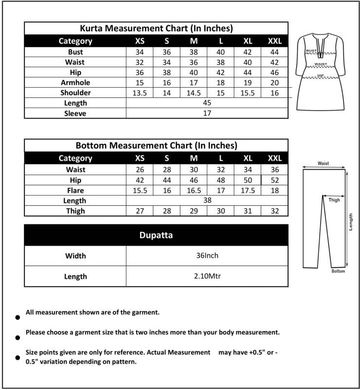 Women Cotton Blend Kurta Pant Dupatta Set-KYAMSTORE