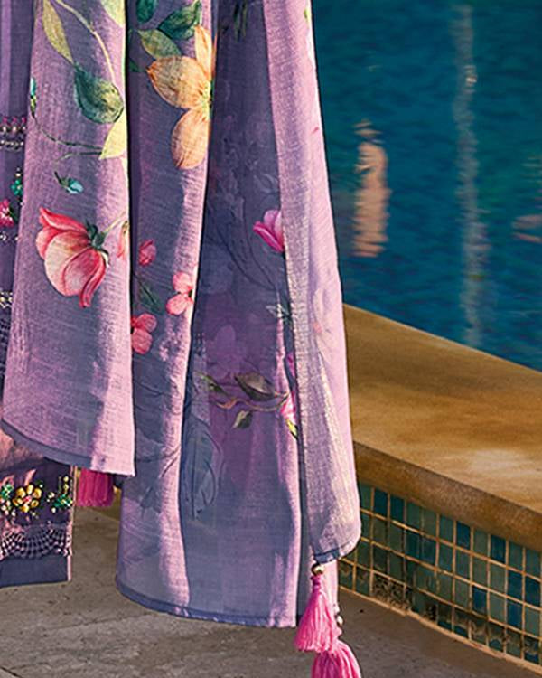 Women Pure Cotton Kurta Pant Dupatta Set-KYAMSTORE