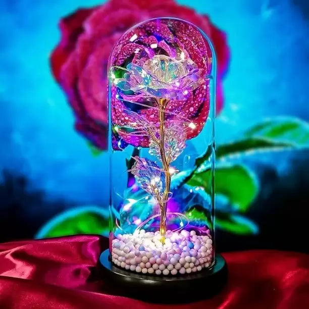 Aryamurti Lamp, Artificial Flower Gift Set-KYAMSTORE