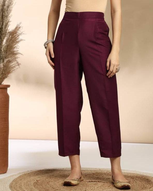 Women Silk Blend Kurta Pant Dupatta Set-KYAMSTORE