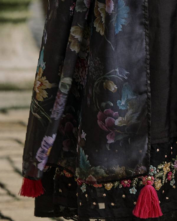 Women Silk Blend Kurta Pant Dupatta Set-KYAMSTORE