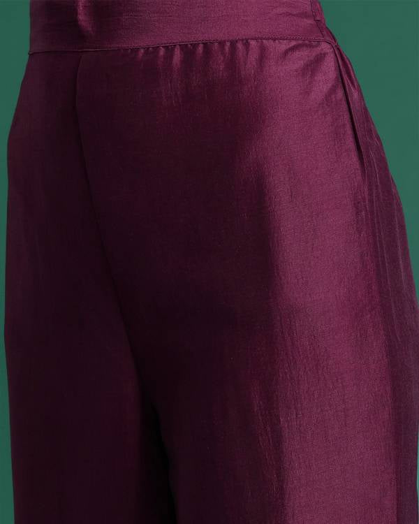 Women Silk Blend Kurta Pant Dupatta Set-KYAMSTORE