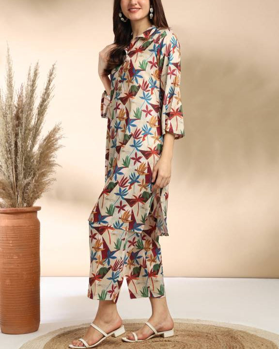 Tunic Pant Co-ords Set-KYAMSTORE