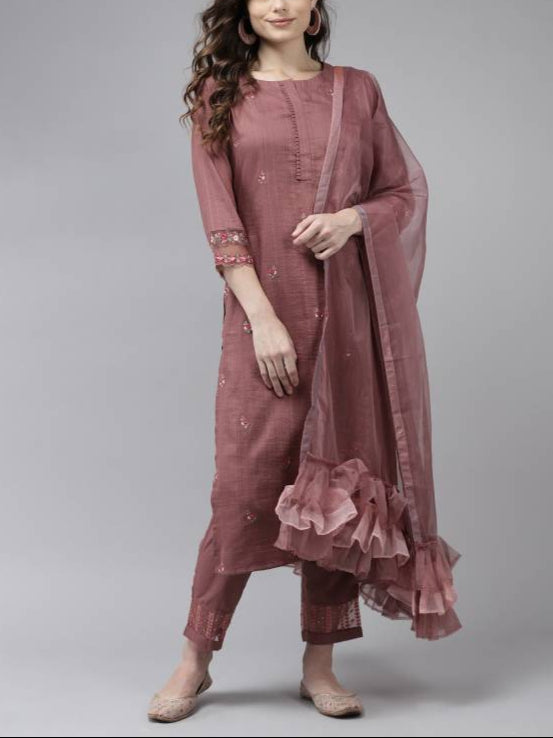 Women Viscose Rayon Kurta Pant Set-KYAMSTORE