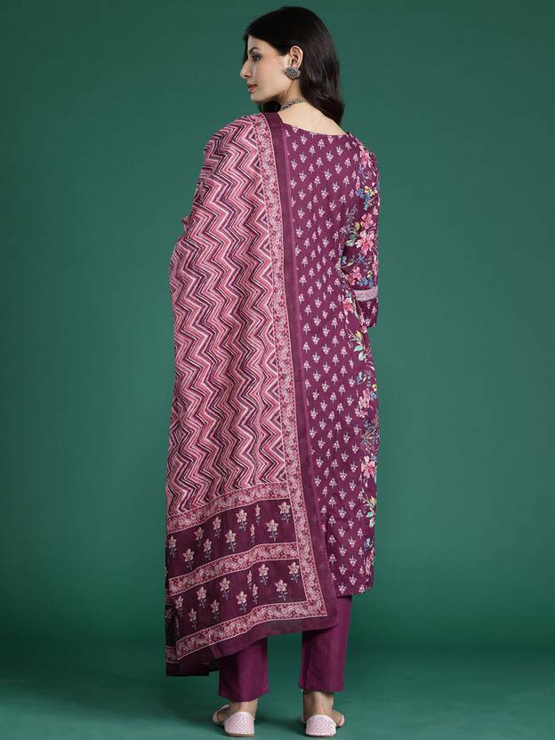 Women Pure Cotton Kurta Pant Dupatta Set | Delivery: 10 to 12 business days | Limited stocks available