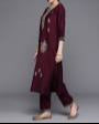Women Cotton Blend Kurta Pant Dupatta Set-KYAMSTORE