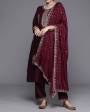 Women Cotton Blend Kurta Pant Dupatta Set-KYAMSTORE