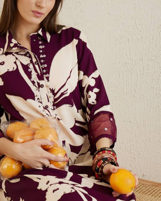 Women Viscose Rayon Kurta Pant Set-KYAMSTORE