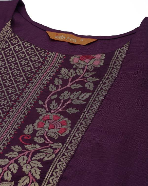 Women Pure Cotton Kurta Pant Dupatta Set-KYAMSTORE
