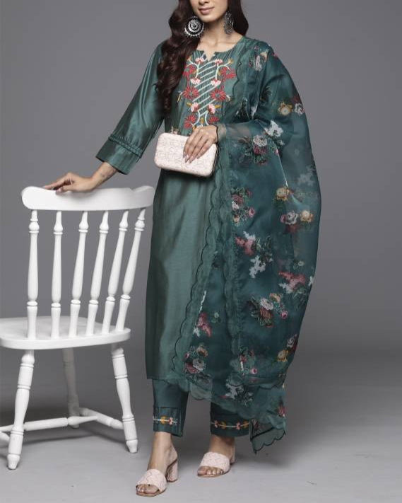 Women Viscose Rayon Kurta Pant Set-KYAMSTORE