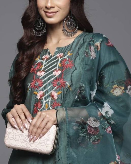 Women Viscose Rayon Kurta Pant Set-KYAMSTORE