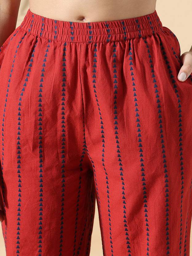 Women Cotton Blend Kurta Pant Set | Delivery: 10 to 12 business days | Limited stocks available