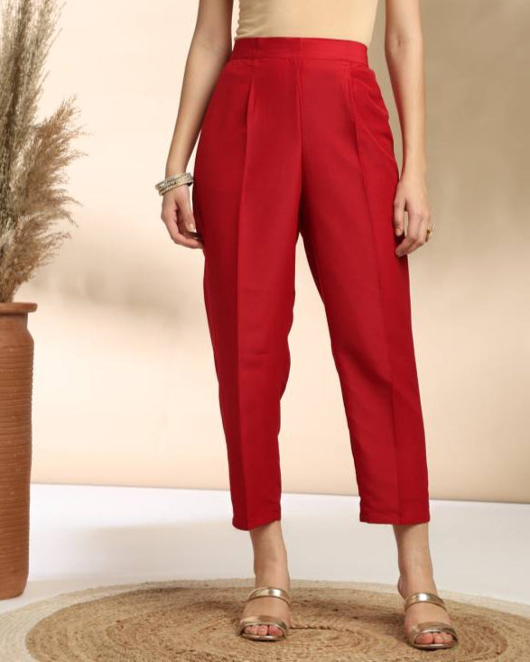 Women Silk Blend Kurta Pant Dupatta Set-KYAMSTORE