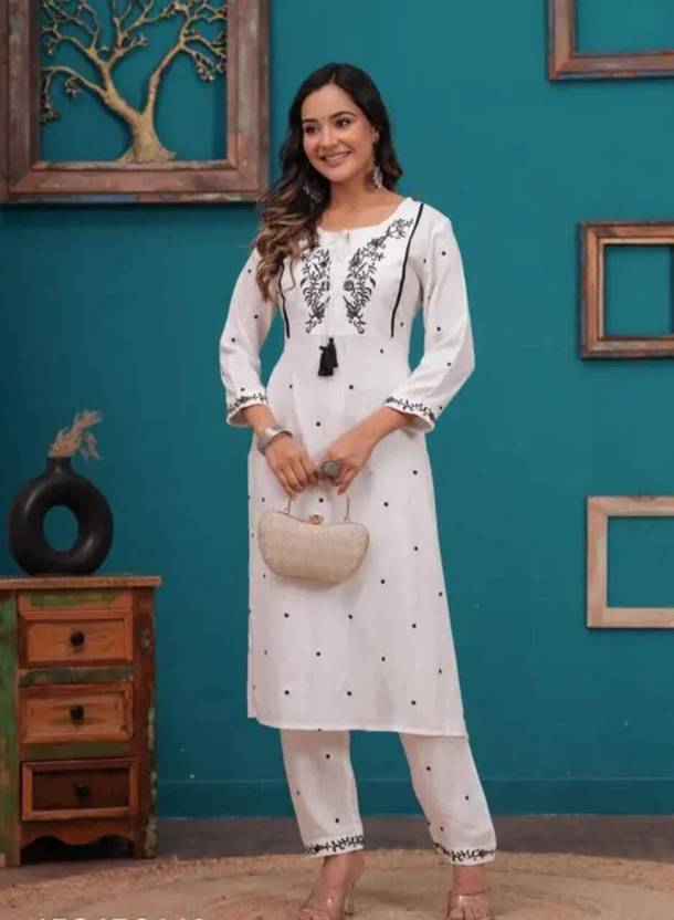 Women Viscose Rayon Kurti Pant Set | Delivery: 7 to 12 business days | Limited stocks available | Hurry before Sold Out