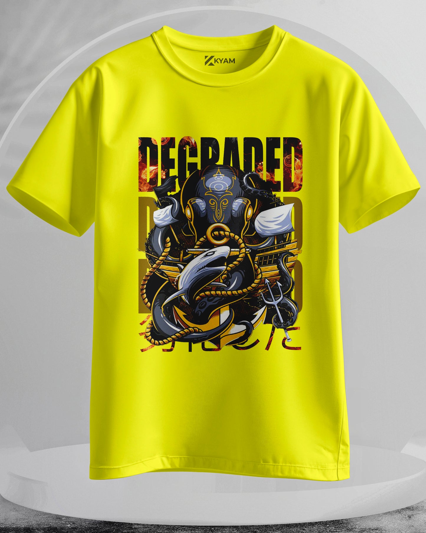 Degraded - Men Stylish Printed T-Shirts – (Regular)
