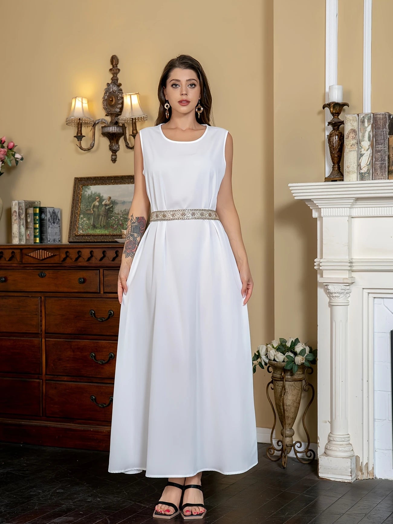 Fashionable And Elegant Two-Piece Long Dress Set | Delivery: 7 to 10 business days | Limited stocks available | Hurry before Sold Out