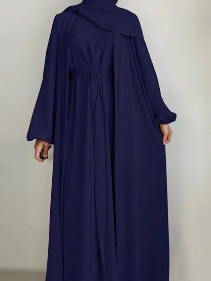 Women'S Middle East Muslim Turkey Dubai Solid Color Casual Dress | Delivery: 7 to 10 business days | Limited stocks available | Hurry before Sold Out