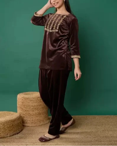 Girls Festive & Party Kurta and Pyjama Set-KYAMSTORE
