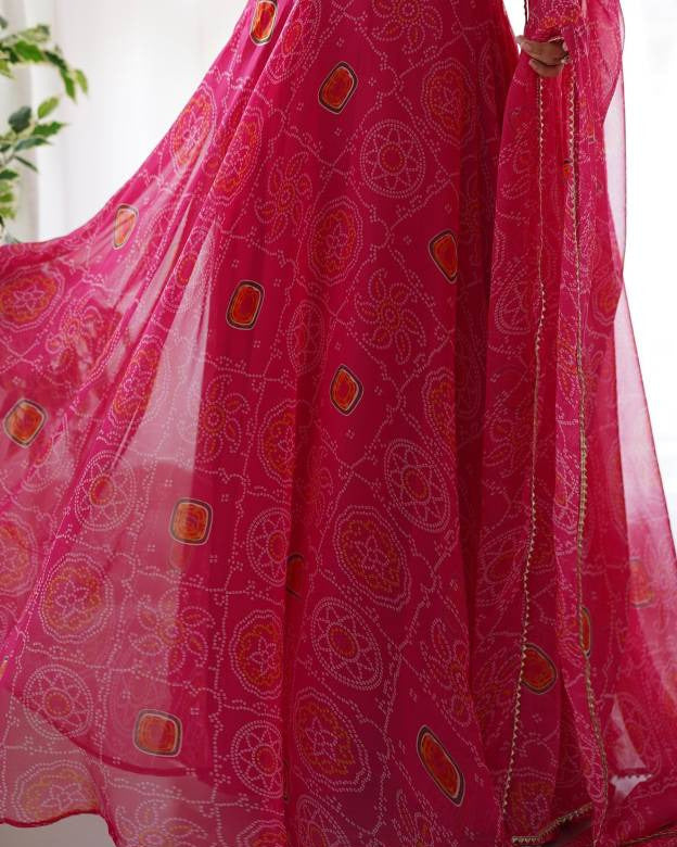 Women Georgette Dupatta Set-KYAMSTORE