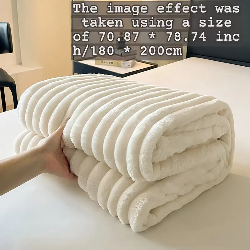 Faux Rabbit Fur Throw Blanket | Delivery: 2 to 6 business days | Limited stocks available | Hurry before Sold Out