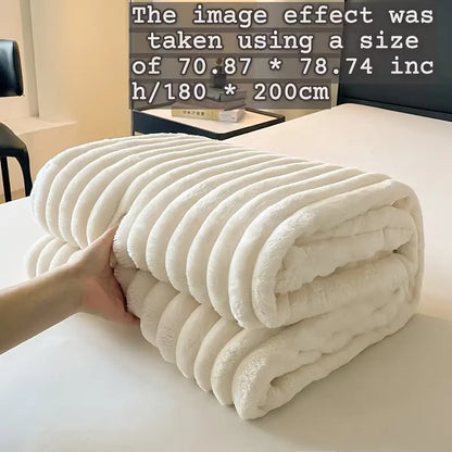 Faux Rabbit Fur Throw Blanket | Delivery: 2 to 6 business days | Limited stocks available | Hurry before Sold Out