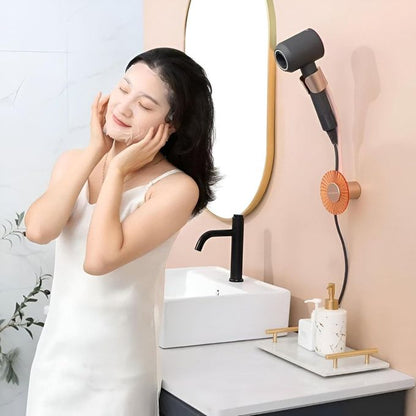 Rotating Adjustable Hands Free ABS Wall Mount Hair Dryer Holder | Limited stocks available