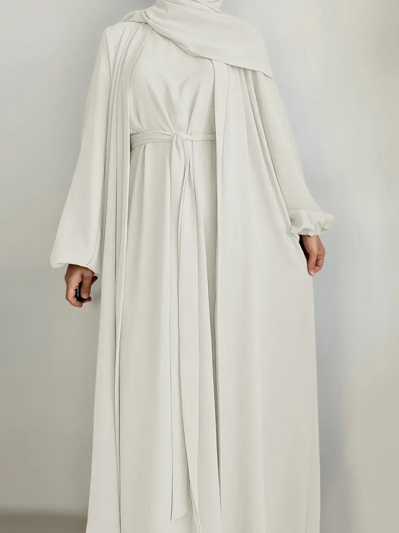 Women'S Middle East Muslim Turkey Dubai Solid Color Casual Dress | Delivery: 7 to 10 business days | Limited stocks available | Hurry before Sold Out
