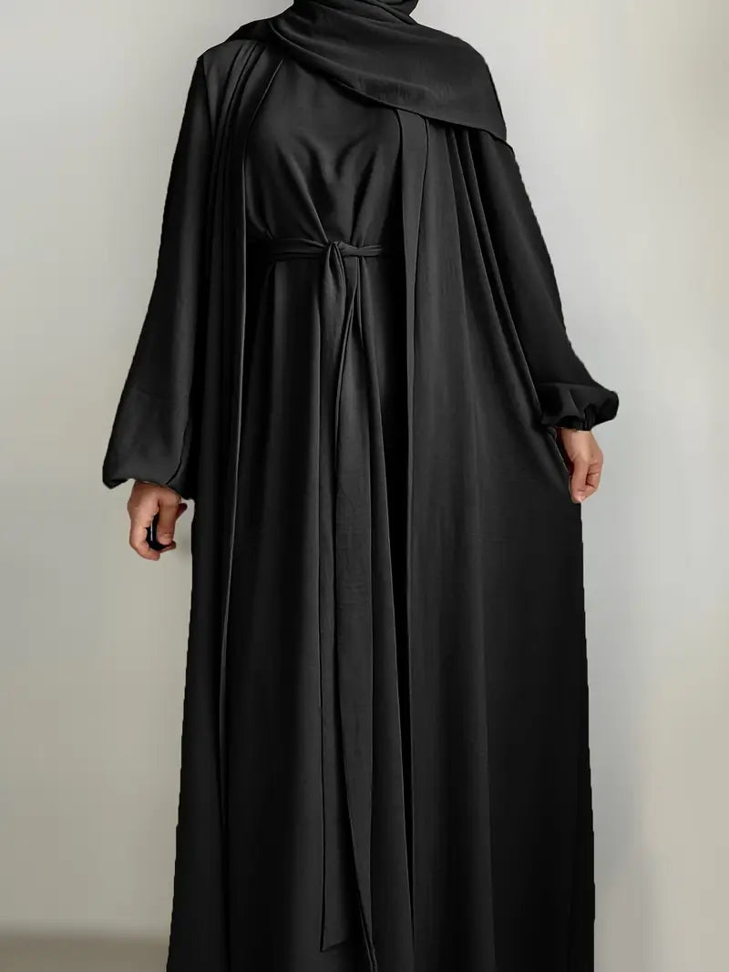 Women'S Middle East Muslim Turkey Dubai Solid Color Casual Dress | Delivery: 7 to 10 business days | Limited stocks available | Hurry before Sold Out