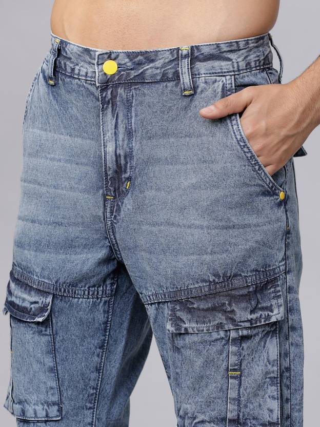 Men Regular Mid Rise Blue Jeans-KYAMSTORE