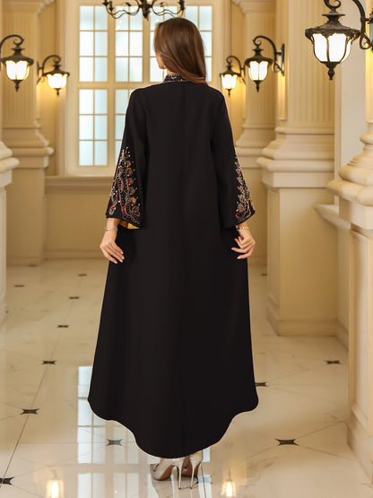 Elegant Red Abaya Kaftan Dress - Long Sleeve | Delivery: 7 to 10 business days | Limited stocks available | Hurry before Sold Out
