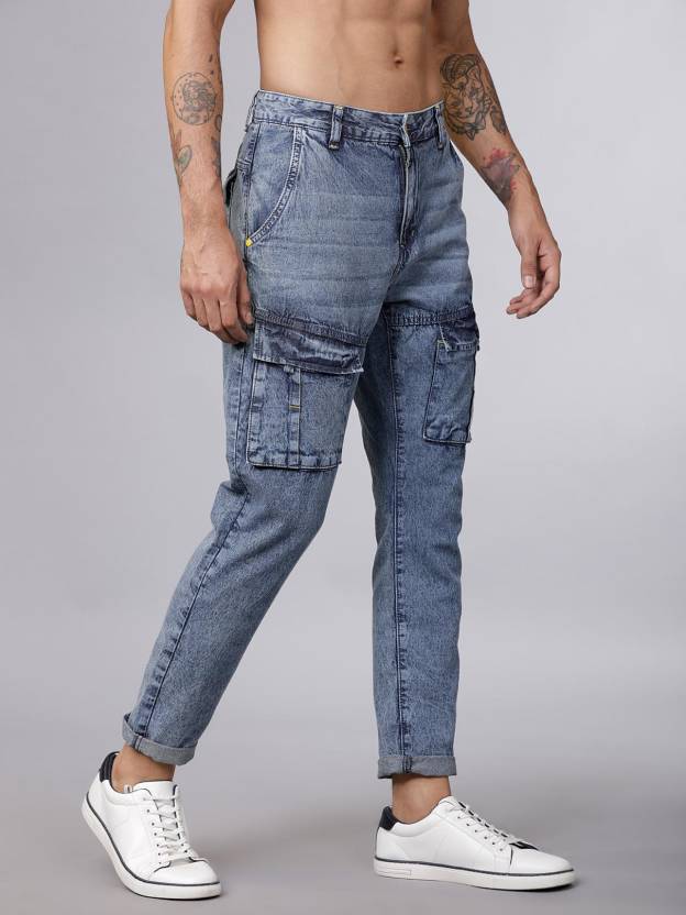 Men Regular Mid Rise Blue Jeans-KYAMSTORE
