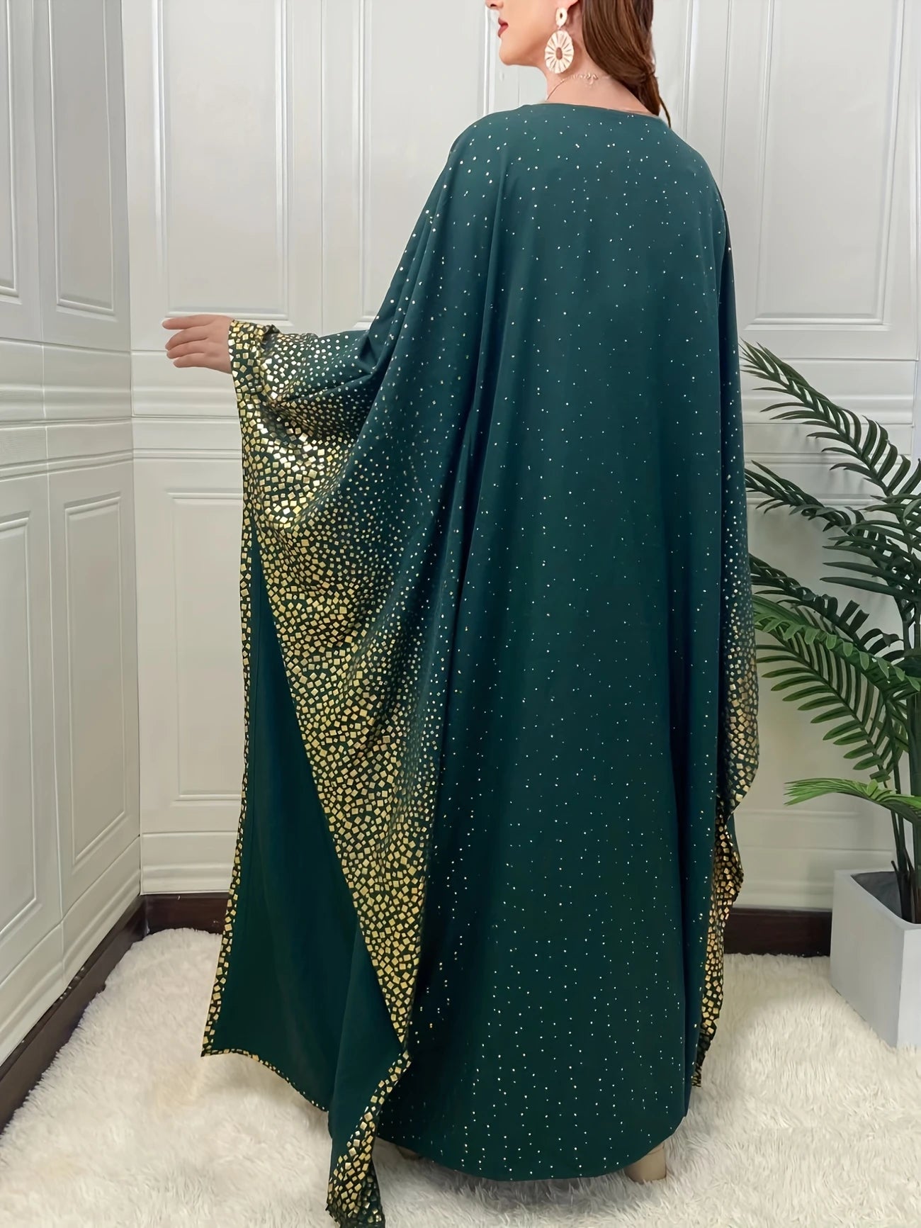 Middle East Fashion Elegant Hot Stamping Print | Delivery: 7 to 10 business days | Limited stocks available | Hurry before Sold Out
