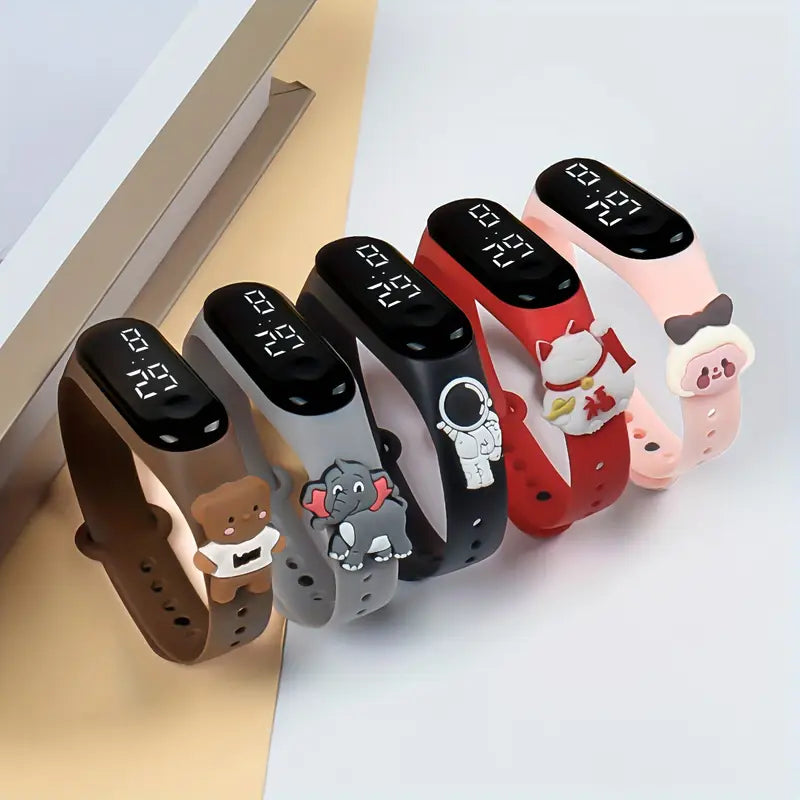 5pcs Children's Electronic Watch LED Touch Screen | Delivery: 7 to 10 business days | Limited stocks available | Hurry before Sold Out
