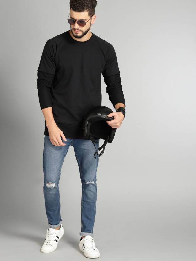 Men Regular Mid Rise Blue Jeans-KYAMSTORE