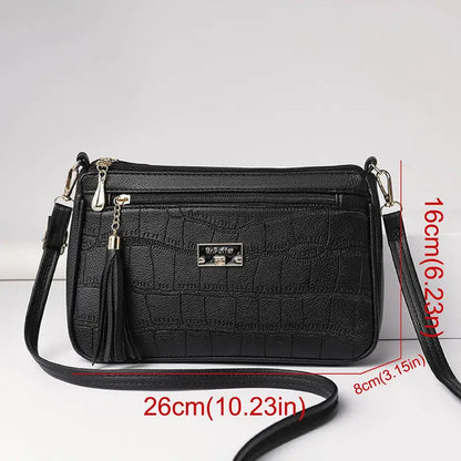 Women's Fashion Crocodile Pattern Faux Leather Shoulder Bag | Delivery: 7 to 10 business days | Limited stocks available | Hurry before Sold Out